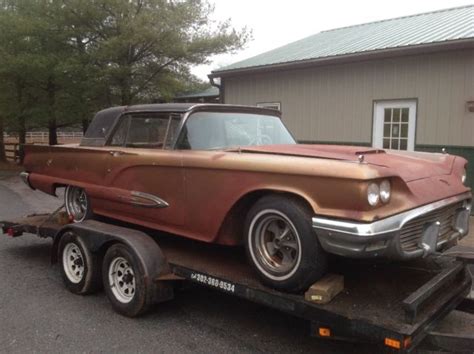 1959 Thunderbird Hot Rod Rat Rod Parts Or Restore Classic Ford Thunderbird 1959 For Sale