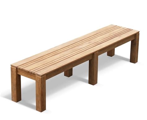 Chichester Teak Outdoor Backless Bench 2m