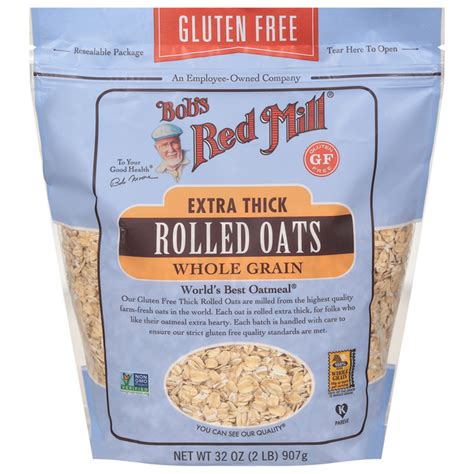 Save On Bob S Red Mill Extra Thick Rolled Oats Whole Grain Gluten Free