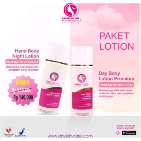 Jual Paket Day Body Lotion Dan Hand Body Night Lotion Drw Skincare