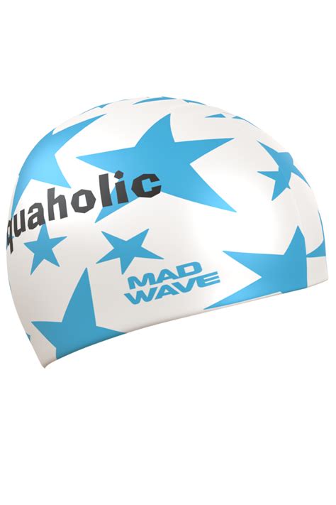 Mad Wave Silicone Swim Cap Aquaholic Your Sports Specialist Mad