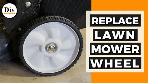 How To Replace A Lawn Mower Wheel How To Replace A Push Lawn Mower Tire Youtube