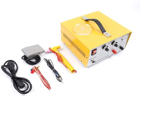 80A 110V Jewelry Spot Welder Pulse Sparkle Spot Welder Portable Spot