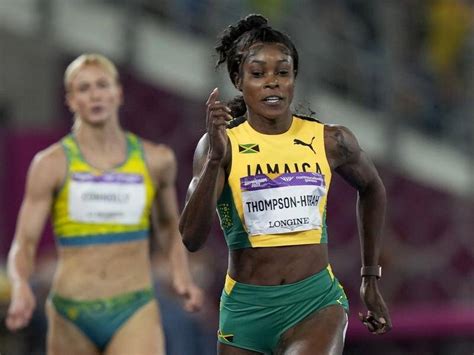 Double Sprint Champ Thompson Herah To Miss Paris Games The Border