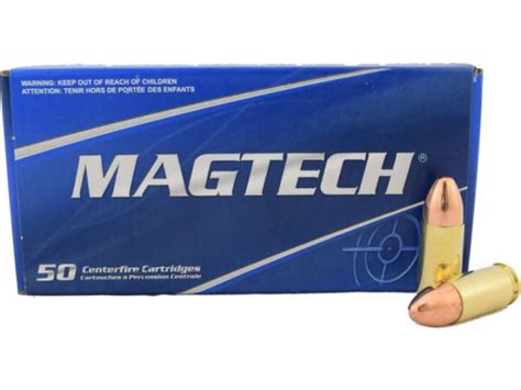 Magtech 9a Range Training Ammunition 9mm Luger 115 Gr Full Metal Jacket Brass Cased Boxer