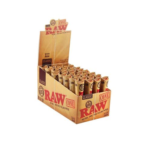 Raw Classic Cone 32pk Display Sahara Distribution