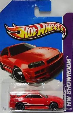 ミニカー NISSAN SKYLINE GT R R レッド Hot Wheels HW SHOWROOM X