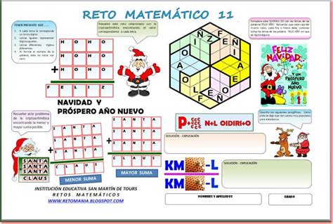 Matemáticas Recreativas Y Educativas Matemáticas Para Pasar Las Navidades Matematicas Blog