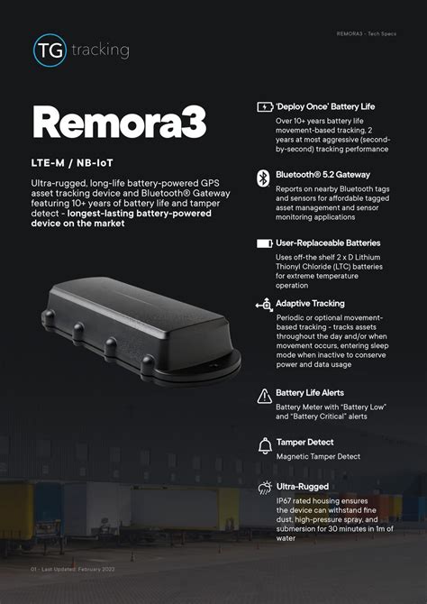 Remora 3 Tg Tracking Uk