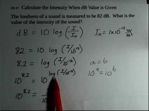 Sound Intensity Equation Examples - Tessshebaylo