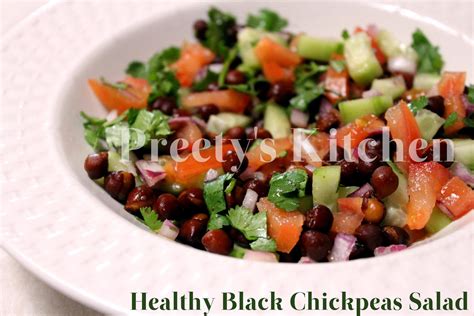 Preety's Kitchen: Healthy Black Chickpeas Salad/ Kale Chane Ka Salad