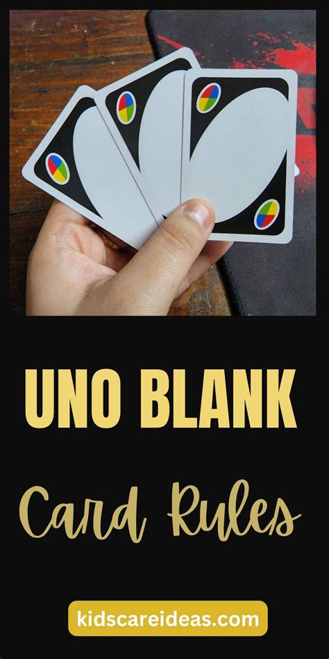 Complete Guide to Uno Blank Card Rules | Uno card game, Classic card ...