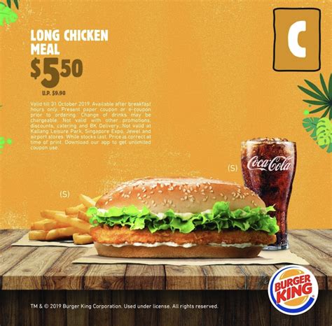 Flash These Burger King Coupons To Enjoy Great Savings From Now Till 31 ...