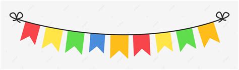 Birthday Bunting Clipart Transparent Background Birthday Colorful