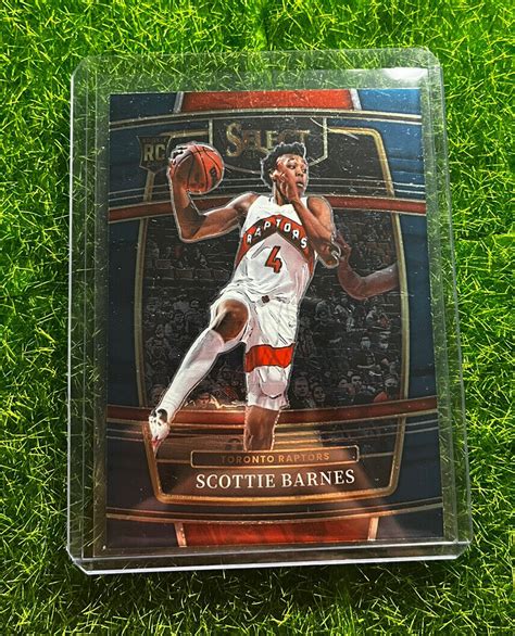 Panini Select Scottie Barnes Concourse Rookie Rc Retail Blue