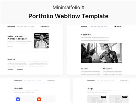 Minimalfolio X Portfolio HTML5 Responsive Website Template