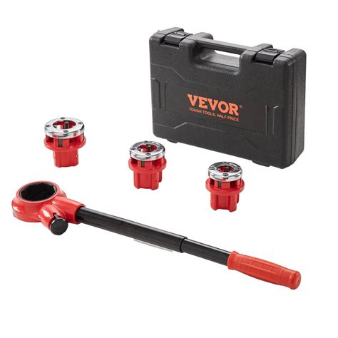 Vevor Ratchet Pipe Threader Kit 12 Npt 34 Npt 1 Npt Manual