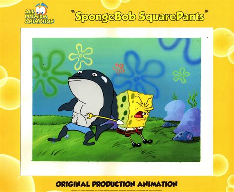 Don The Whale Texas Spongebob Prod Cel 10079 4624535463