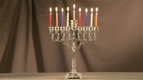 Menorah Jewish Symbol Hanukkah Festival Of Stock Footage Sbv 302539671