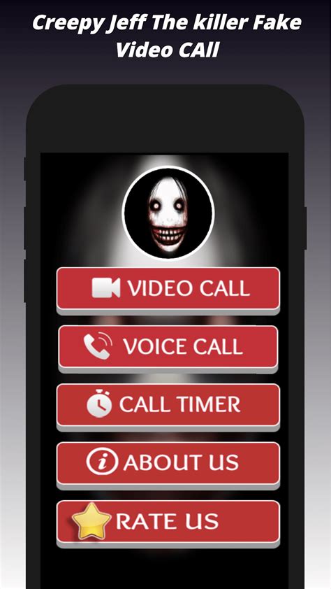 Android için Creepy Jeff The Killer Pank Video Call İndir