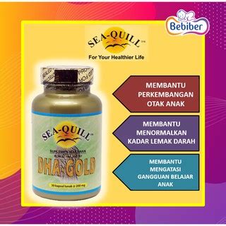 Jual Sea Quill Dha Gold Mg Tablet Sea Quill Dha Gold