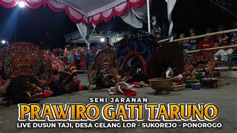 Live Streaming Jaranan Prawiro Gati Taruno Di Desa Gelang Lor