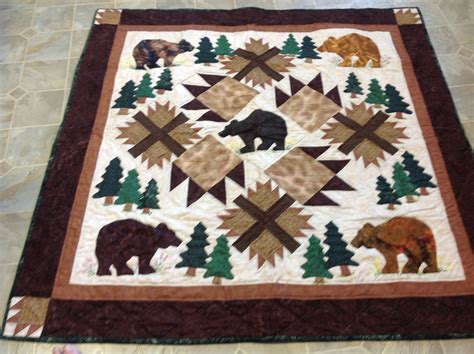 This Quilt Is Called 5 Bears And Some Paws For Obvious Reasons So