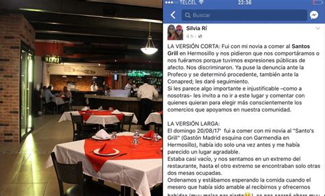 Pareja gay denuncia a restaurante por discriminación El Universal