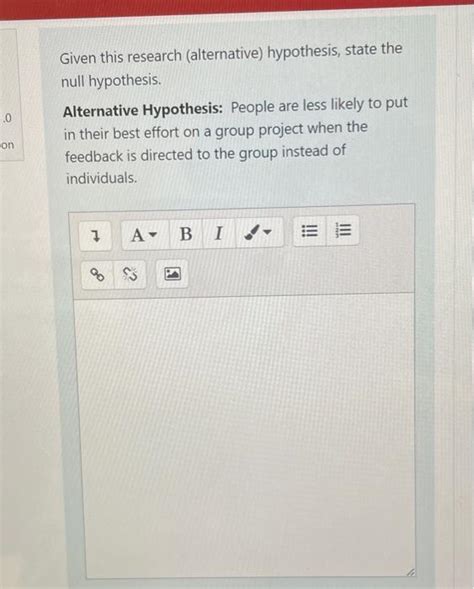 Solved Given this research (alternative) hypothesis, state | Chegg.com