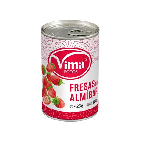 Fresas en almíbar Vima Foods 425 g 14 99 oz Supermarket 23 es una