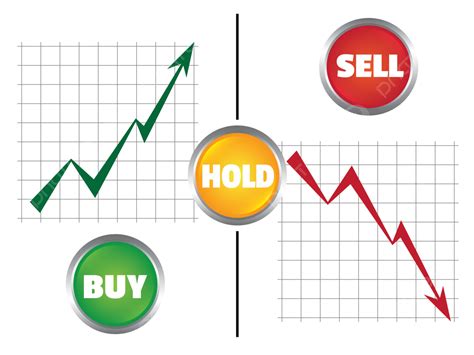 Ilustrasi Bisnis Keuangan Tombol Beli Dan Jual Pasar Saham Vektor Keuangan Persediaan Tombol