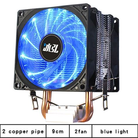 Lumi Re Bleue Ventilateurs P Lga Amd Intel Cpu Refroidisseur