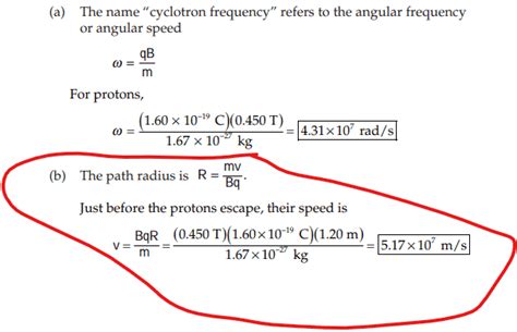 Max Speed Of Proton In Cyclotron