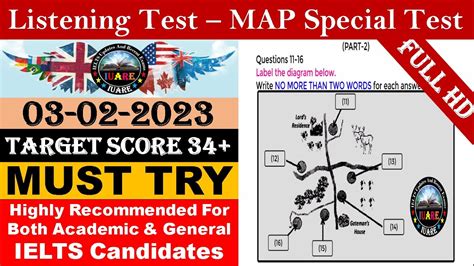 Map Special Ielts Exam Listening Test With Answers Ielts Listening