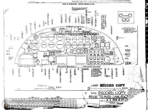 Avro Lancaster Scale Drawings