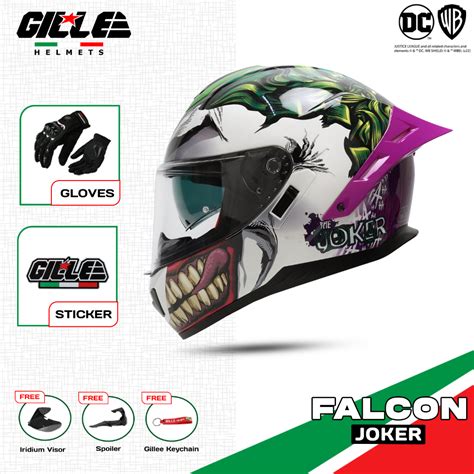 Gille Helmet 883 Falcon Motorcycle Helmets Full Face Dual Visor Free