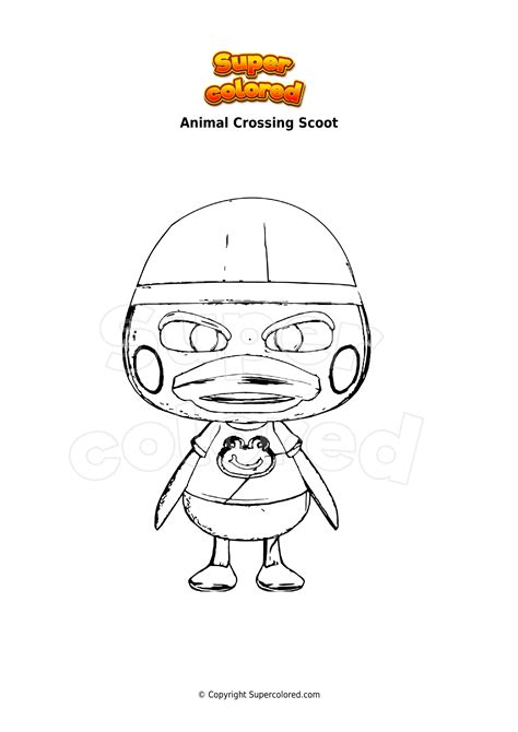 Animal Crossing Nintendo Coloring Page Coloring Pages