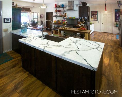 Natural Beauty In Concrete Countertops The Stamp Store Concrete