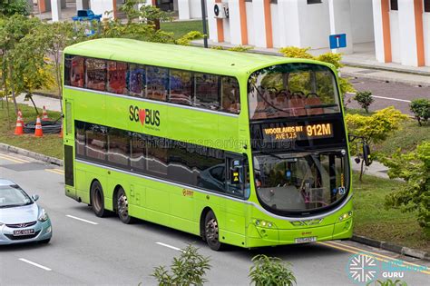 Bus 912M SMRT Buses Volvo B9TL Wright SG5492T Land Transport Guru