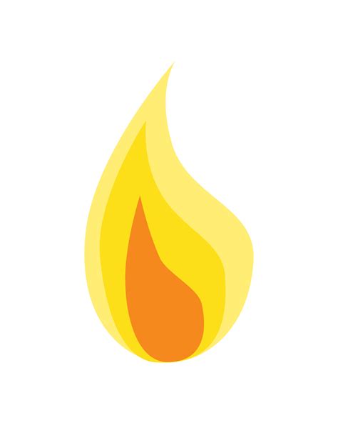 Little Orange and Yellow Flame 21116342 PNG