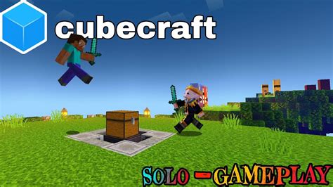 Cubecraft Skywars Solo Gameplay With New Customise Control