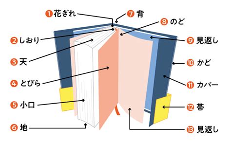 カバー、帯って？本・冊子の各部の名称を解説 冊子製本お役立ちコラム