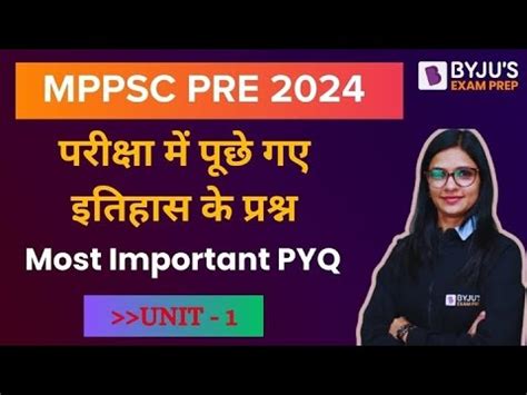 Mppsc Pre Unit Most Important Pyqs Unit Mppsc Pre Mcqs