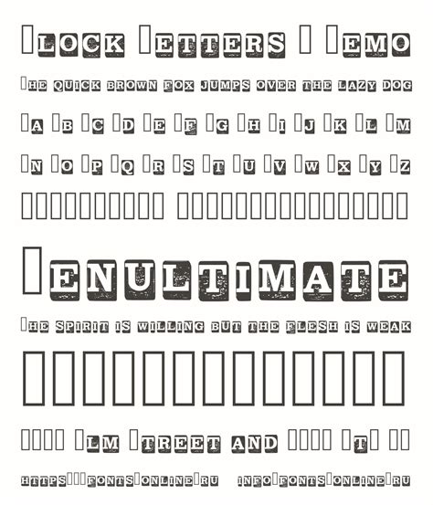 Block Letters _ Demo font