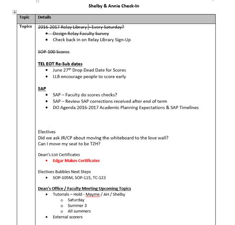 Faculty Meeting Agenda Template • Invitation Template Ideas