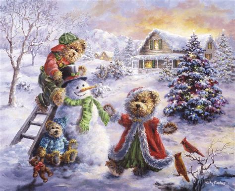 Nicky Boehme Fun Loving Merriment Christmas Scenes Noel Christmas