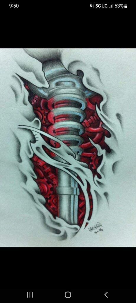 Pin De Erickson Stanley Gonzales Asce En Eris Tatuajes Biomecanicos