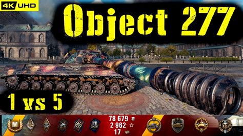 World Of Tanks Object 277 Replay 7 Kills 9 4k Dmg Patch 1 5 1 Youtube