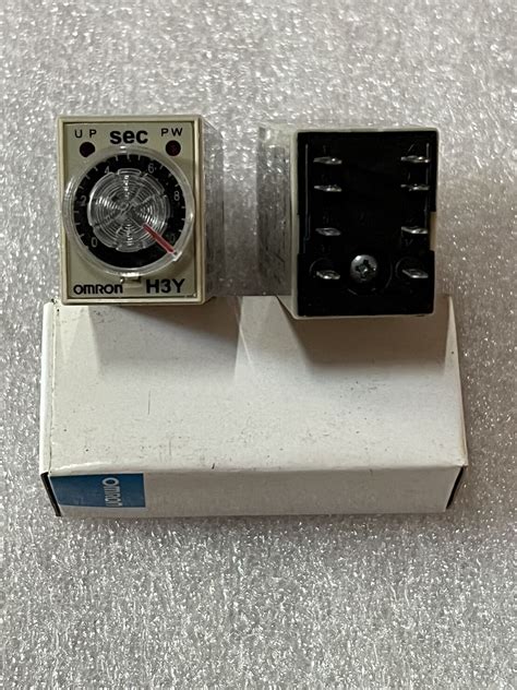 H Y Omron V Delay Timer Time Relay Sec With Base Klongthom