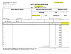 Fillable Online Uwplatt PurchReqWORD Dec2007 Doc Uwplatt Fax Email